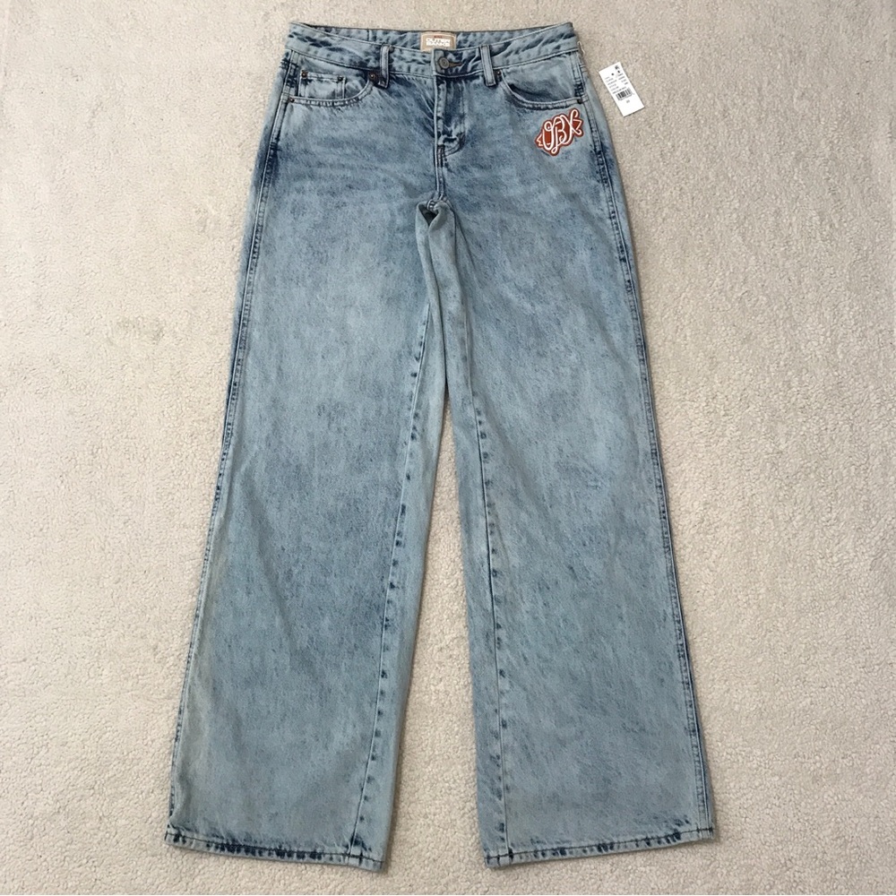 Pacsun Outer Banks Baggy Jeans Low Rise Blue Size 26 - Picture 3 of 16